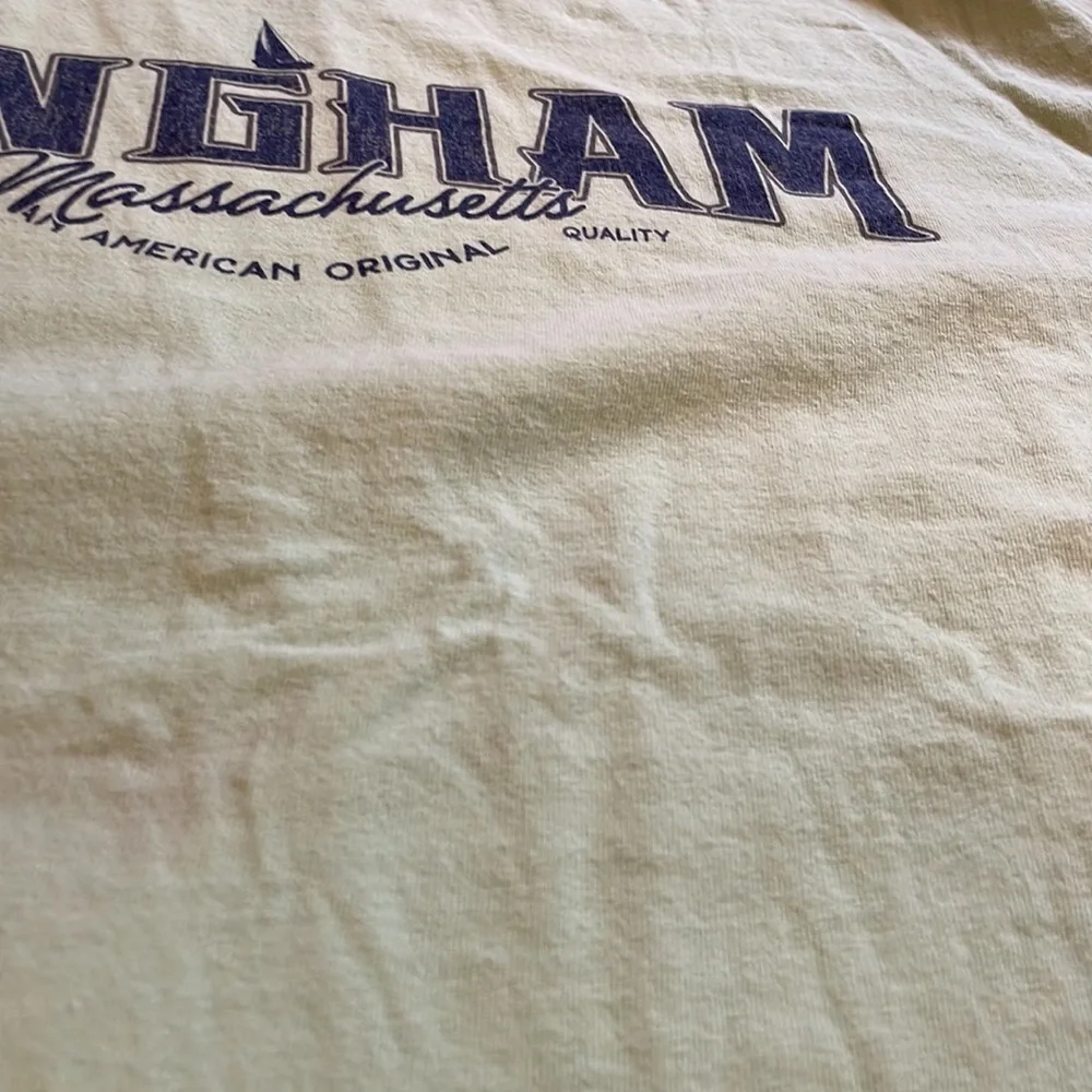 Hingham MA Fruit of the Loom Cotton Lime Green T-Shirt - Picture 5 of 5